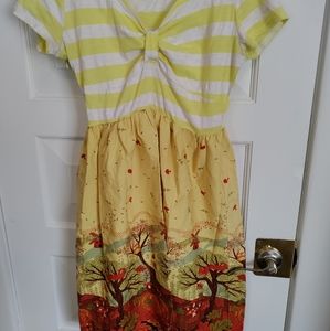 Fall print dress